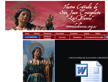 Tablet Screenshot of losblancos.org.es